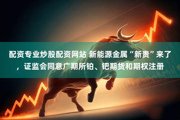 配资专业炒股配资网站 新能源金属“新贵”来了，证监会同意广期所铂、钯期货和期权注册